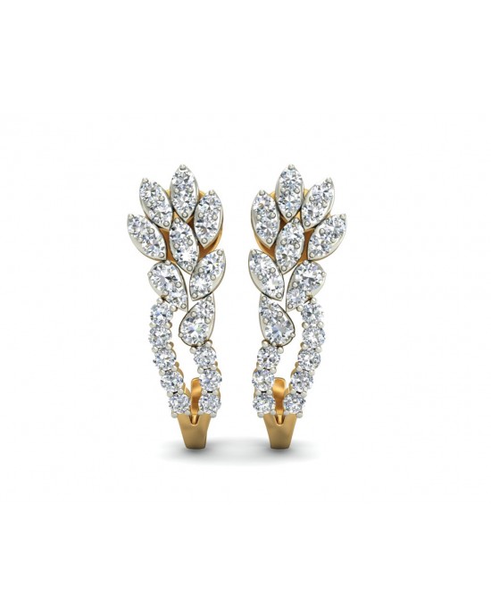 Sara Diamond Earrings in Gold Sara Diamond Earrings in Gold
