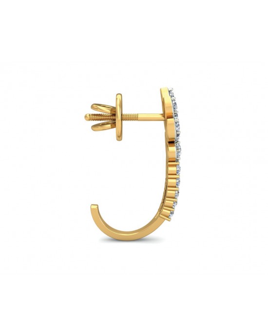 Sara Diamond Earrings in Gold Sara Diamond Earrings in Gold