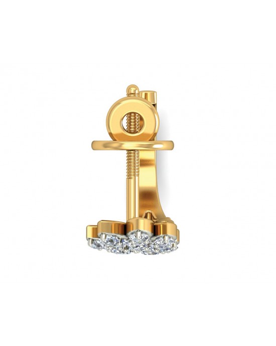 Sara Diamond Earrings in Gold Sara Diamond Earrings in Gold