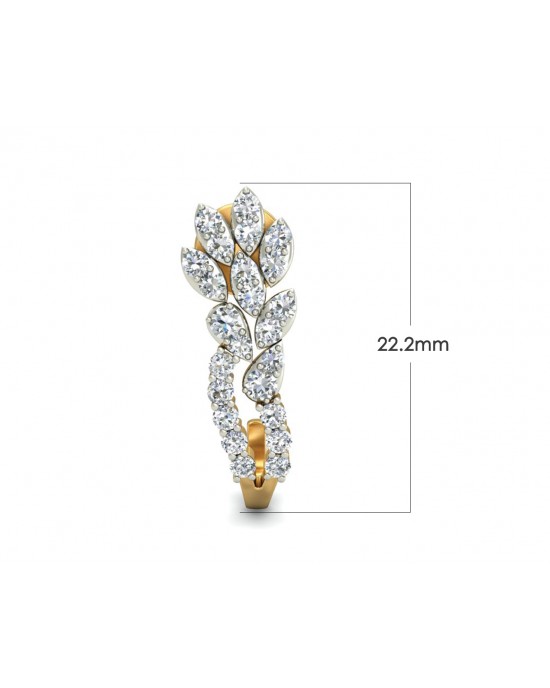 Sara Diamond Earrings in Gold Sara Diamond Earrings in Gold