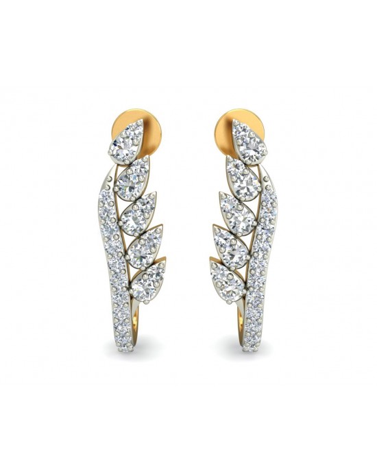 Fara Diamond Hoop Earrings Fara Diamond Hoop Earrings