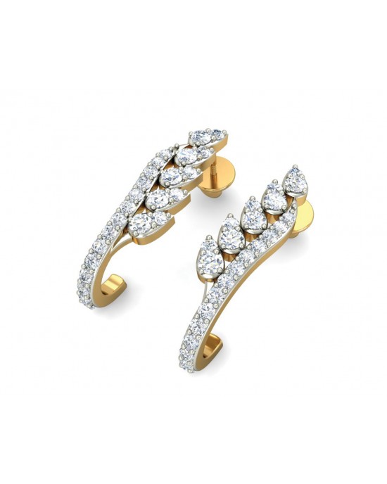Fara Diamond Hoop Earrings Fara Diamond Hoop Earrings