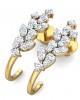 Femi Diamond Half Bali earrings in gold Femi Diamond Half Bali earrings in gold
