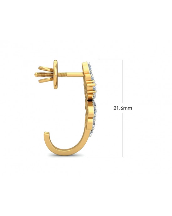 Heli Diamond Balis in 14k Gold Heli Diamond Balis in 14k Gold
