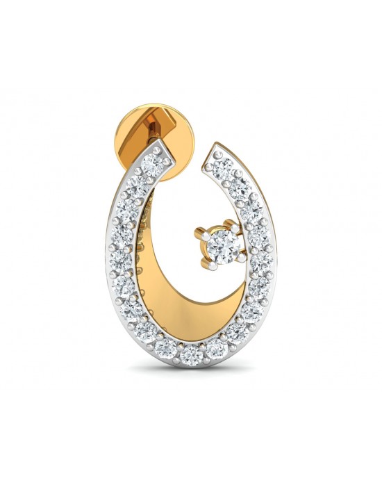 Wina Diamond Eartops in 14k Hallmarked Gold Wina Diamond Eartops in 14k Hallmarked Gold