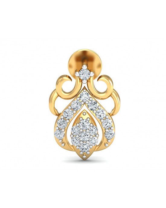 Reba Diamond Earrings in Gold Reba Diamond Earrings in Gold