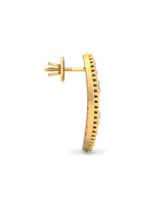 Tara Diamond Earrings In Gold Tara Diamond Earrings In Gold