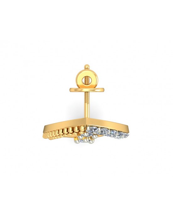 Tara Diamond Earrings In Gold Tara Diamond Earrings In Gold