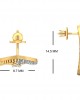 Tara Diamond Earrings In Gold Tara Diamond Earrings In Gold