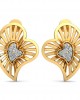 Urith Heart Earring in Gold with diamonds Urith Heart Earring in Gold with diamonds