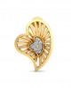 Urith Heart Earring in Gold with diamonds Urith Heart Earring in Gold with diamonds