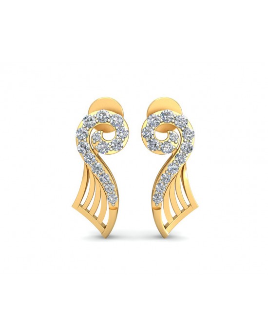 Sana Designer diamond earrings in 14k gold Sana Designer diamond earrings in 14k gold