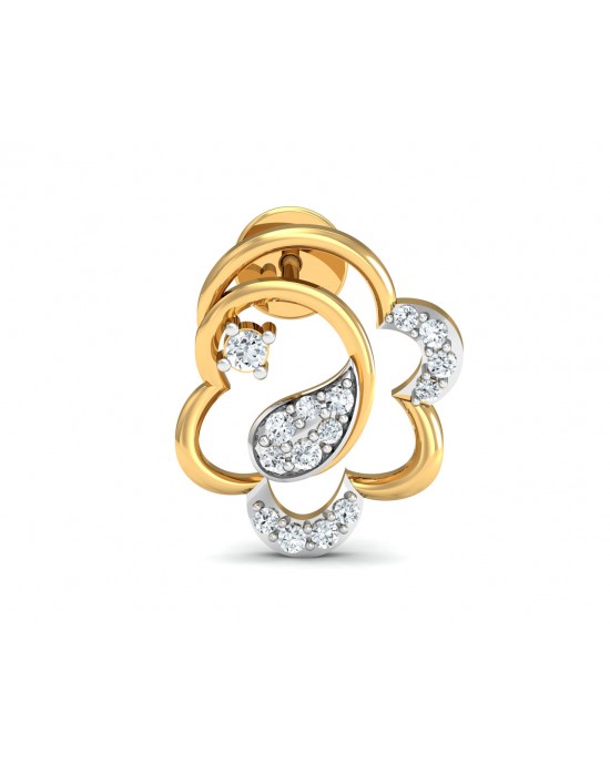 Reya Diamond Earrings In gold Reya Diamond Earrings In gold