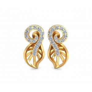 Sama Designer Diamond Earrings in gold