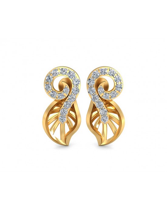 Sama Designer Diamond Earrings in gold Sama Designer Diamond Earrings in gold