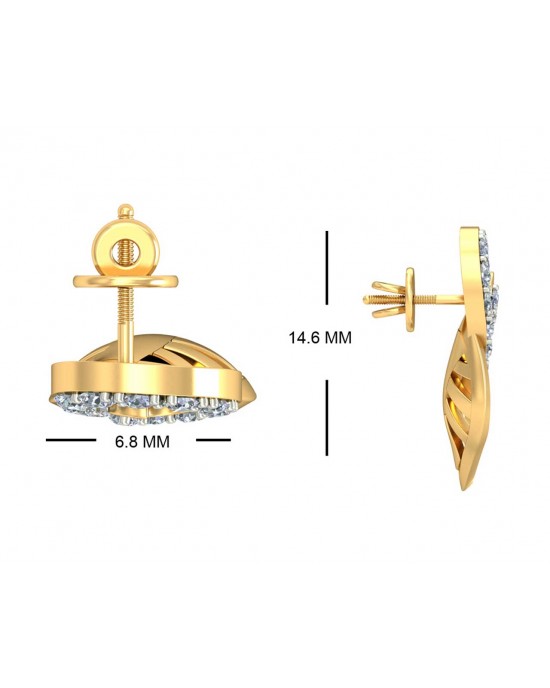 Sama Designer Diamond Earrings in gold Sama Designer Diamond Earrings in gold