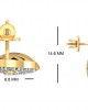 Sama Designer Diamond Earrings in gold Sama Designer Diamond Earrings in gold