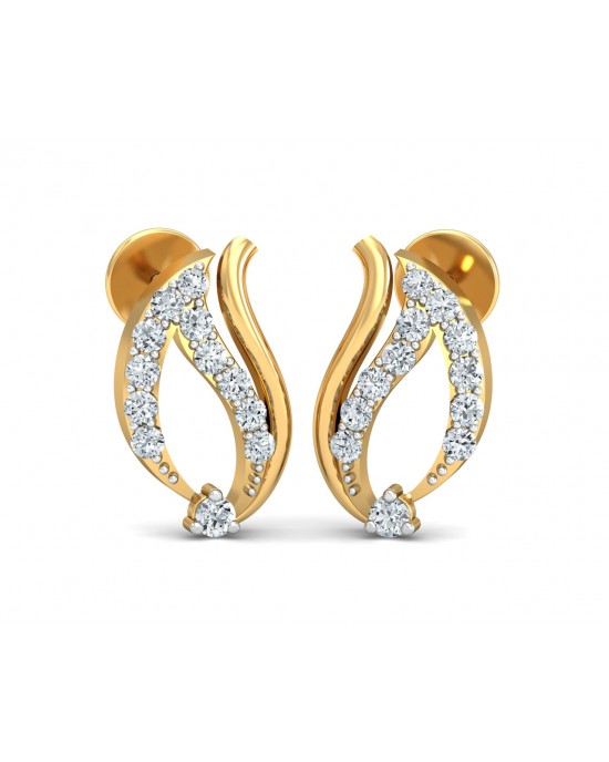 Rimi Diamond Earrings in gold Rimi Diamond Earrings in gold