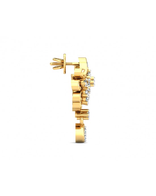 Tanvi Diamond Earrings in Gold Tanvi Diamond Earrings in Gold