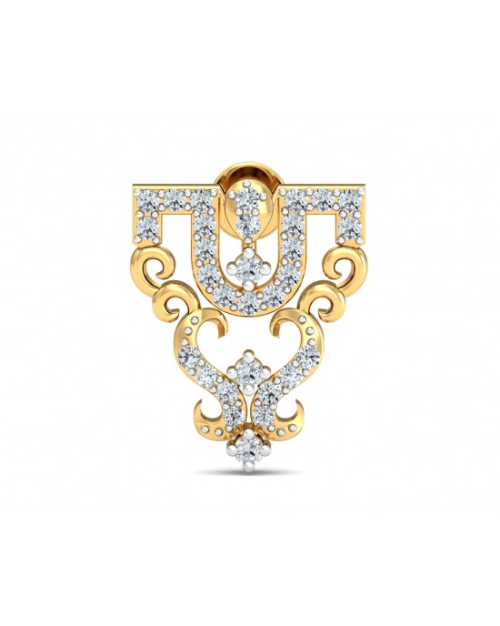 Tauri Diamond Earrings In Gold Tauri Diamond Earrings In Gold