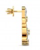 Tauri Diamond Earrings In Gold Tauri Diamond Earrings In Gold