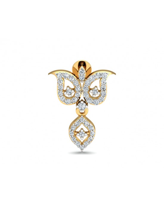 ULa Certified Diamond Earrings in Hallmarked Gold ULa Certified Diamond Earrings in Hallmarked Gold
