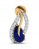 Sary Blue Sapphire & Diamond Earrings In Gold Sary Blue Sapphire & Diamond Earrings In Gold