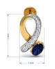 Rami Blue Sapphire & Diamond earrings in Gold Rami Blue Sapphire & Diamond earrings in Gold