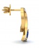 Rami Blue Sapphire & Diamond earrings in Gold Rami Blue Sapphire & Diamond earrings in Gold