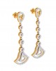 Eesa Diamond Dangle Earrings in gold Eesa Diamond Dangle Earrings in gold