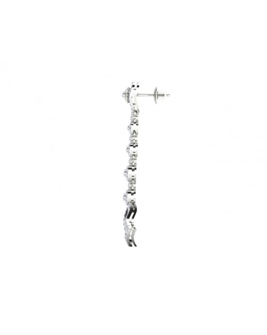 Eesa Diamond Dangle Earrings in gold Eesa Diamond Dangle Earrings in gold