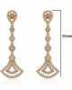 Eesa Diamond Dangle Earrings in gold Eesa Diamond Dangle Earrings in gold