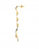 Ulrike Diamond dangle drop earrings in gold Ulrike Diamond dangle drop earrings in gold
