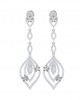 Ulrike Diamond dangle drop earrings in gold Ulrike Diamond dangle drop earrings in gold