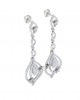 Ulrike Diamond dangle drop earrings in gold Ulrike Diamond dangle drop earrings in gold