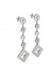 Talor Diamond Dangle drop earrings in Gold Talor Diamond Dangle drop earrings in Gold