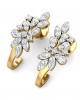 Rhia Diamond Earrings in 14k gold studded with 44 round brilliant cut diamonds Rhia Diamond Earrings in 14k gold studded with 44 round brilliant cut diamonds