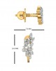 Rhia Diamond Earrings in 14k gold studded with 44 round brilliant cut diamonds Rhia Diamond Earrings in 14k gold studded with 44 round brilliant cut diamonds