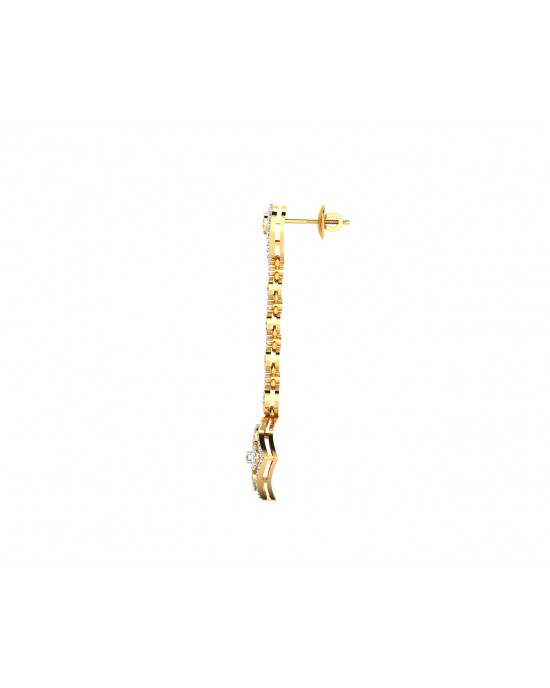 Valli diamond long earrings in gold Valli diamond long earrings in gold