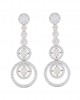 Romy Diamond Dangle drop earrings in Gold Romy Diamond Dangle drop earrings in Gold