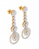 Romy Diamond Dangle drop earrings in Gold Romy Diamond Dangle drop earrings in Gold