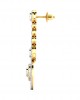 Romy Diamond Dangle drop earrings in Gold Romy Diamond Dangle drop earrings in Gold