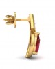 Wila Ruby & diamond earrings in 14k gold Wila Ruby & diamond earrings in 14k gold