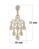 Chandelier Diamond Wedding Earrings Chandelier Diamond Wedding Earrings