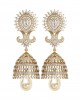 Diamond & pearl Jhumkis Diamond & pearl Jhumkis