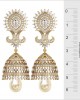 Diamond & pearl Jhumkis Diamond & pearl Jhumkis