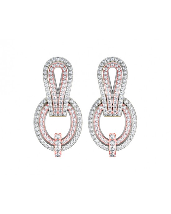 Diamond Contemporary Ear Clips Diamond Contemporary Ear Clips