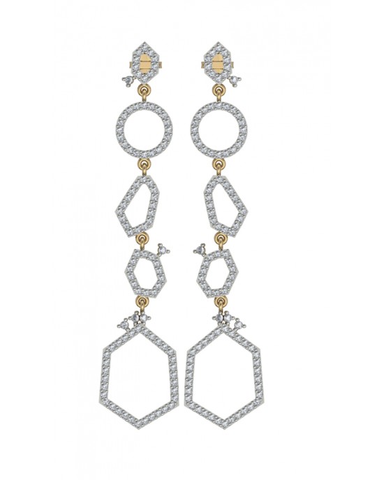 Radical Style Diamond Danglers Radical Style Diamond Danglers