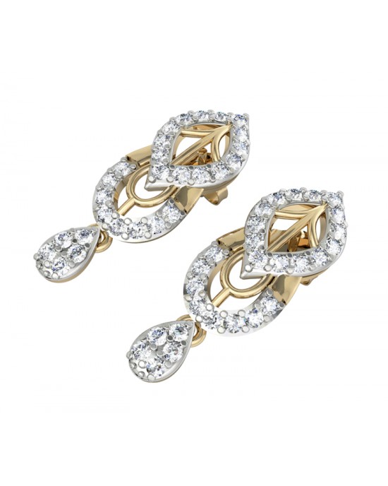 Simple Diamond Earrings