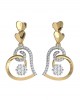 Valentine Diamond Heart Danglers Valentine Diamond Heart Danglers